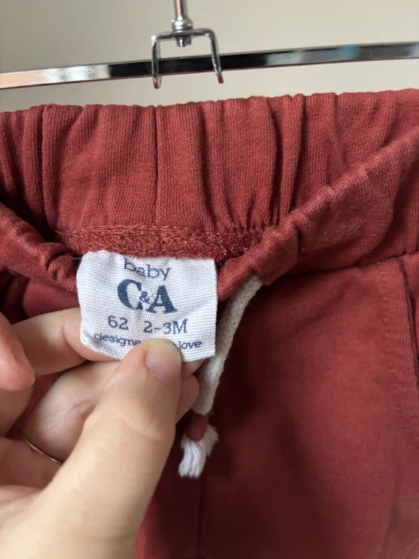 Wijnrode joggingbroek