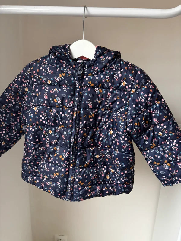 Marineblauwe winterjas | C&A | 86