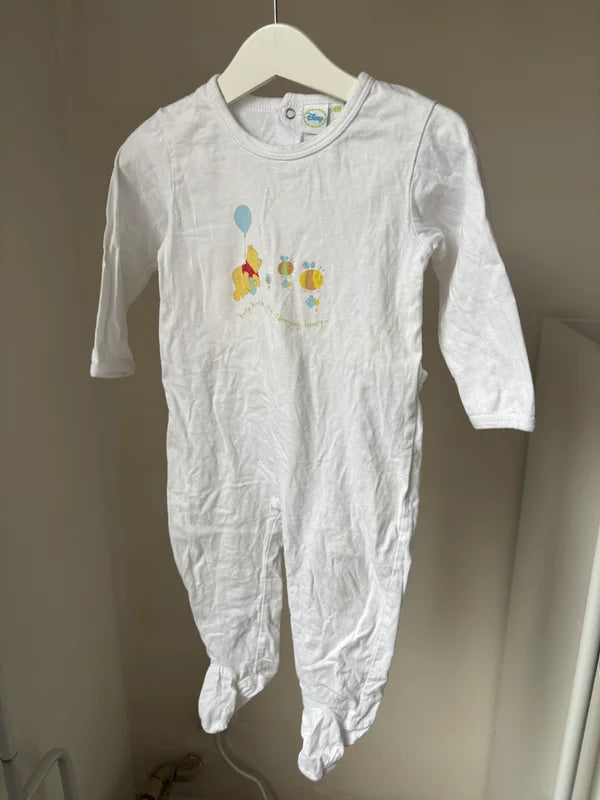 Witte eendelige pyjama Winnie The Pooh