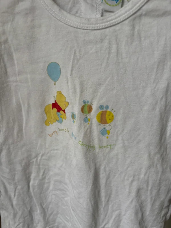 Witte eendelige pyjama Winnie The Pooh