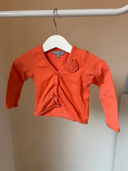 Oranje cardigan