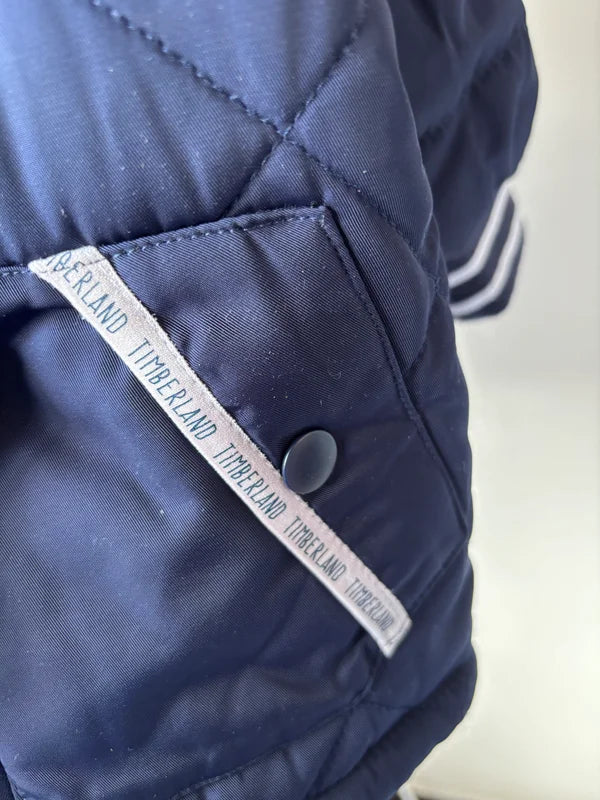 Marineblauwe winterjas