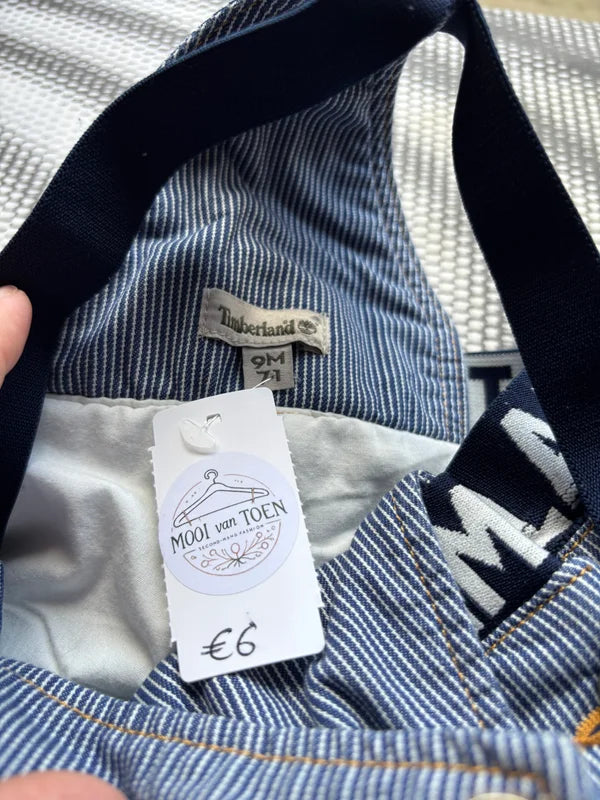 Gestreepte salopette