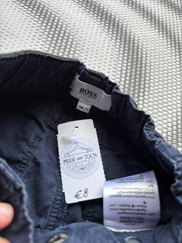 Marineblauwe jeansbroek