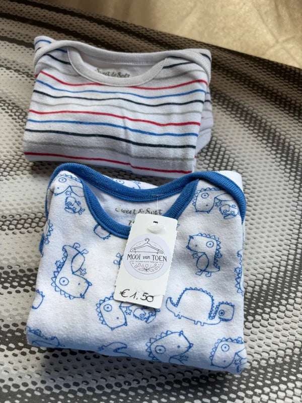 Bundel rompers met lange mouwen (2)