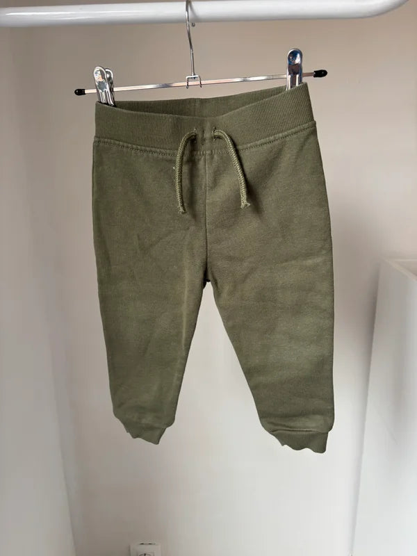 Khaki joggingbroek