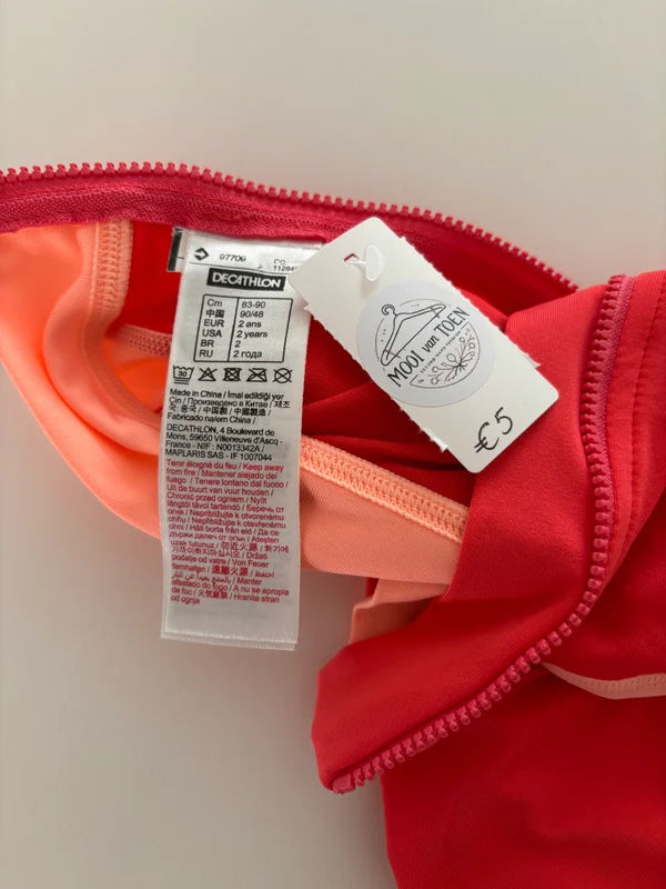 Roodroze swimsuit  | Decathlon | 92