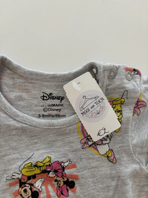 Grijze playsuit Minnie & Mickey Mouse