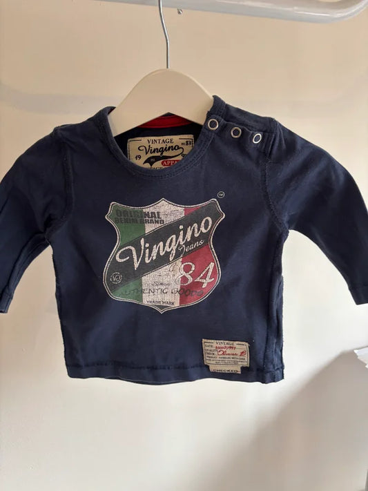 Marineblauwe longsleeve