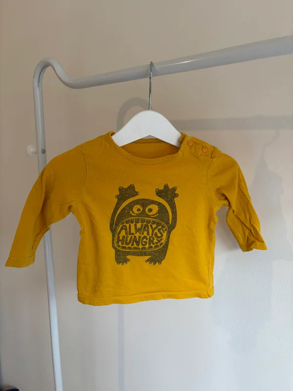 Mosterdgele longsleeve