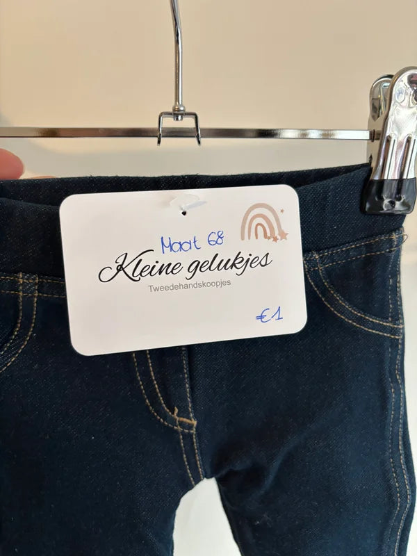 Marineblauwe jegging