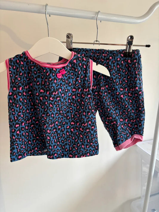 Blauw pantersetje | 86
