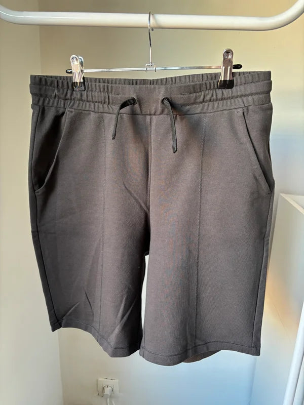 Donkergrijs/bruine bermuda