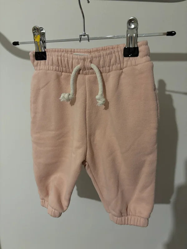 Lichtroze joggingbroek