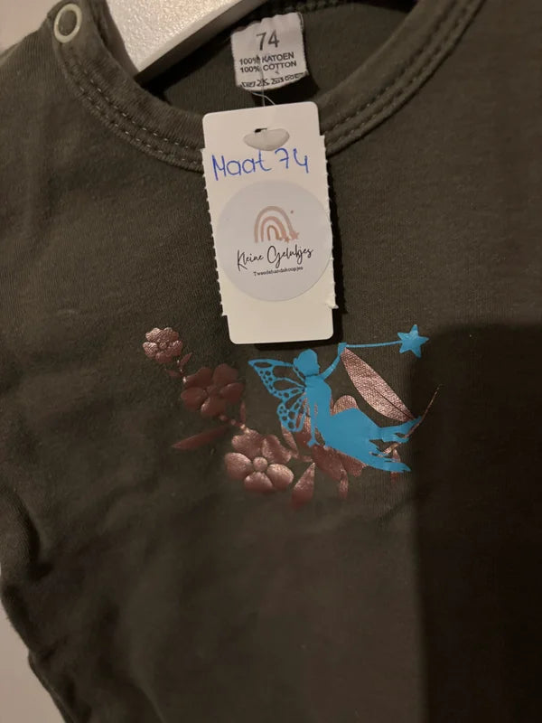 Donkergroene longsleeve