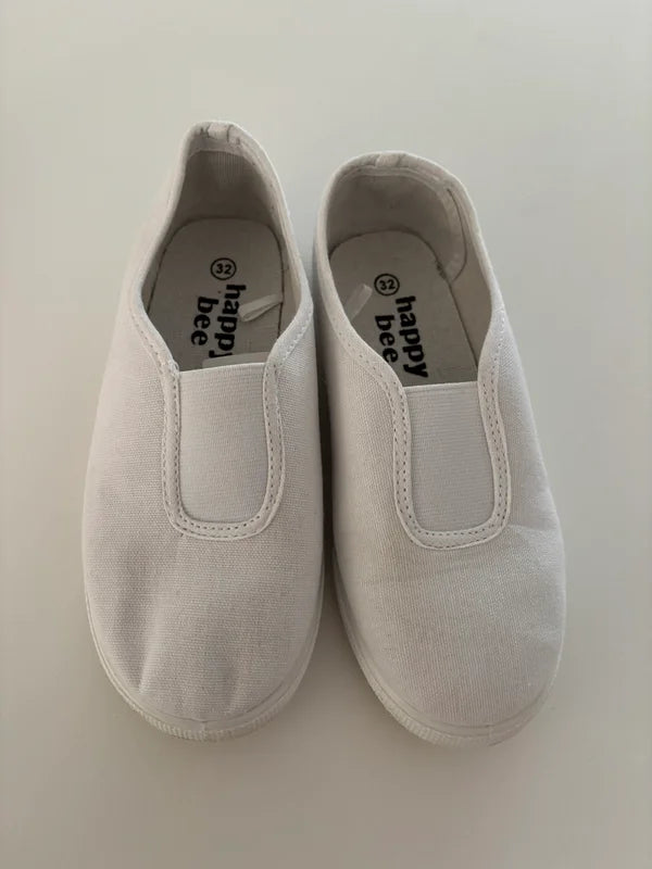 Witte turnpantoffels