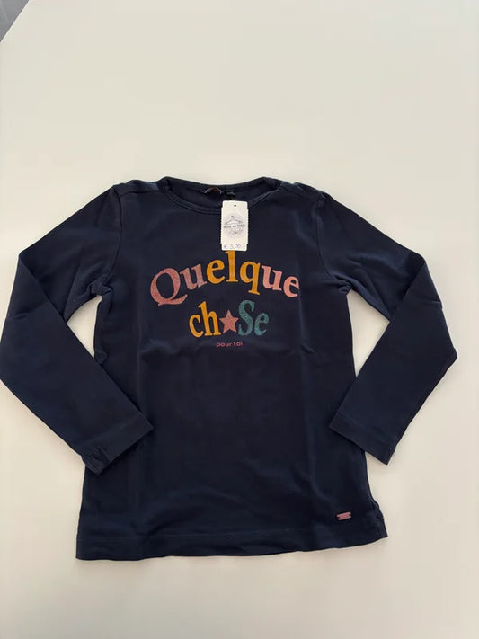 Marineblauwe longsleeve