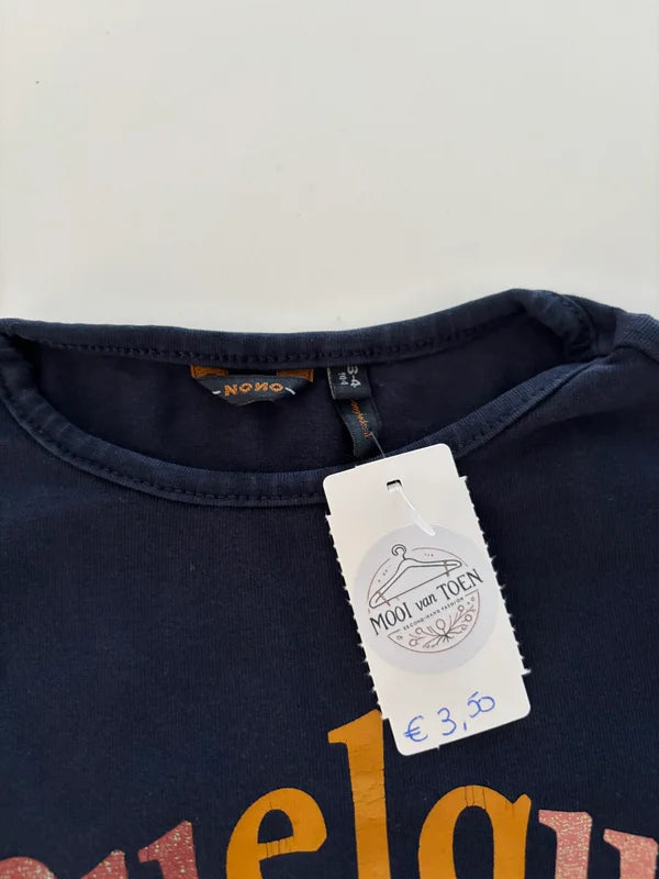 Marineblauwe longsleeve
