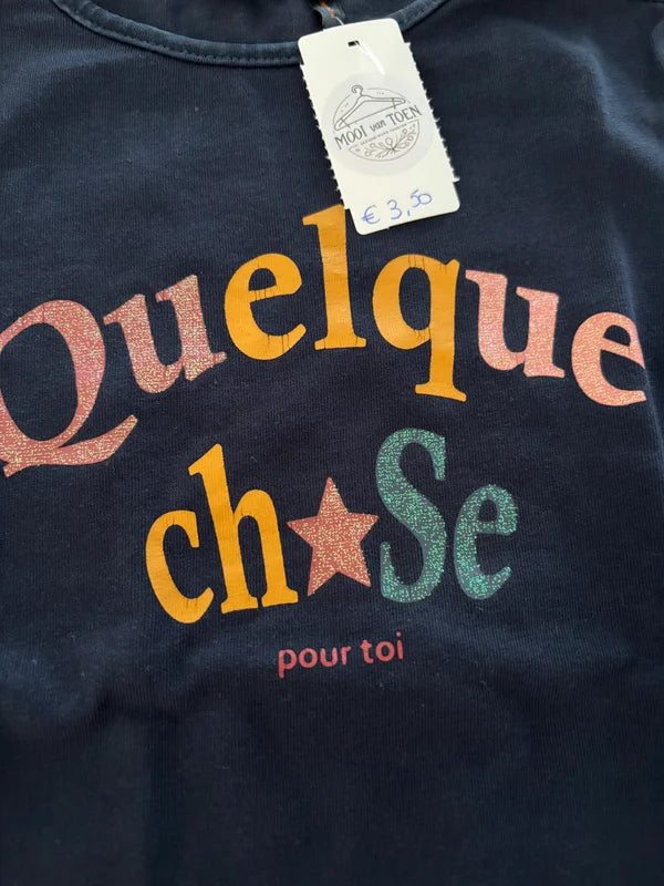 Marineblauwe longsleeve