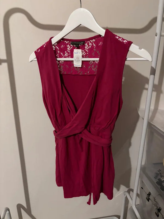 Roze zwangerschapsblouse