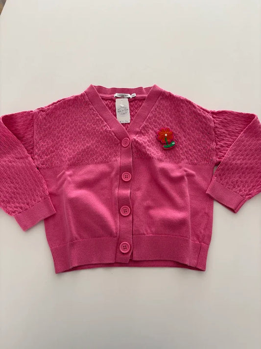 Roze cardigan