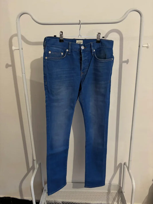 Blauwe jeansbroek
