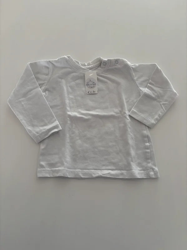 Witte basic longsleeve