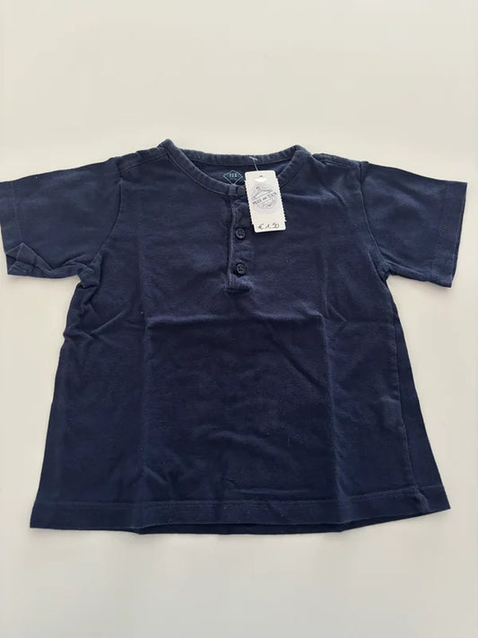 Marineblauwe polo