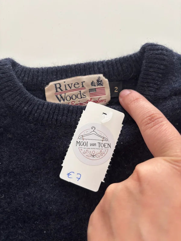 Marineblauwe trui