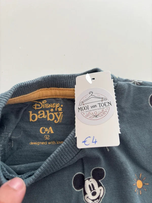 Mickey Mouse setje: T-shirt en shortje