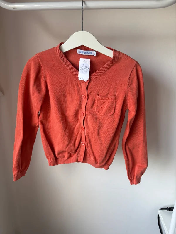 Oranje cardigan