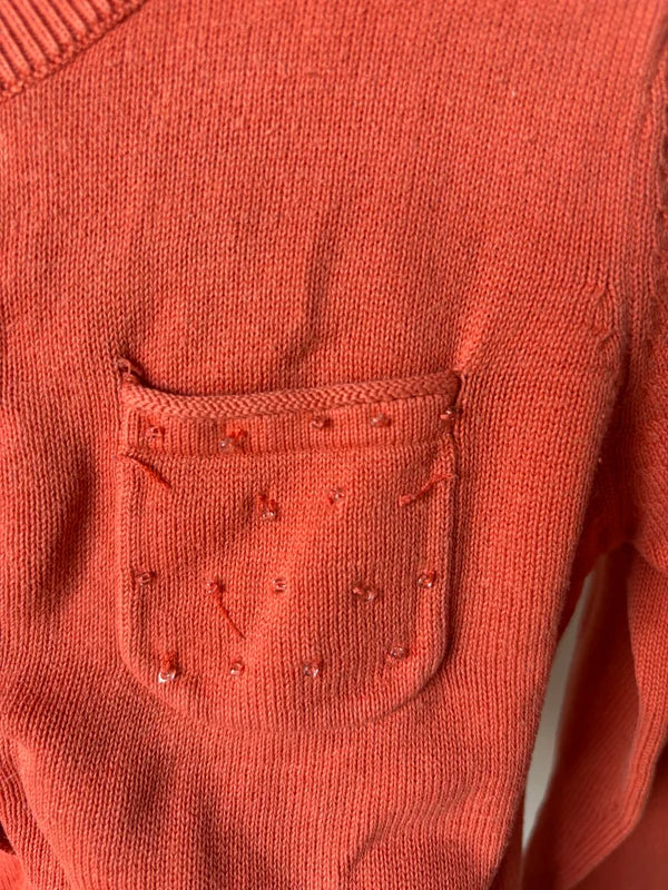 Oranje cardigan