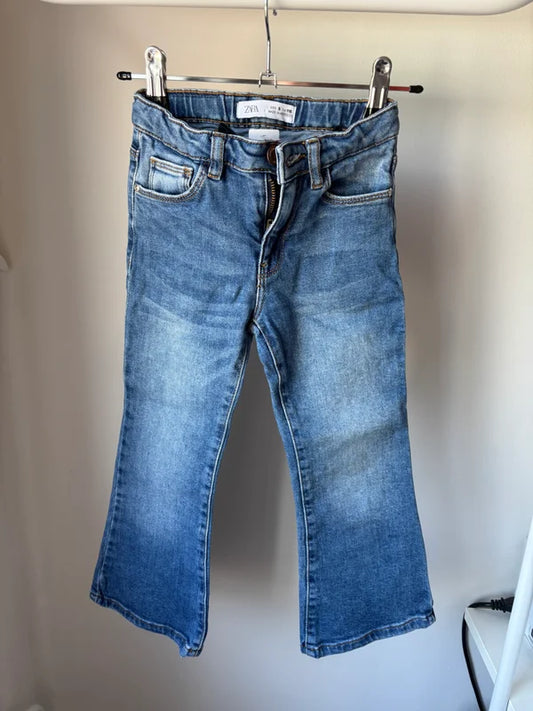 Flared jeansbroek