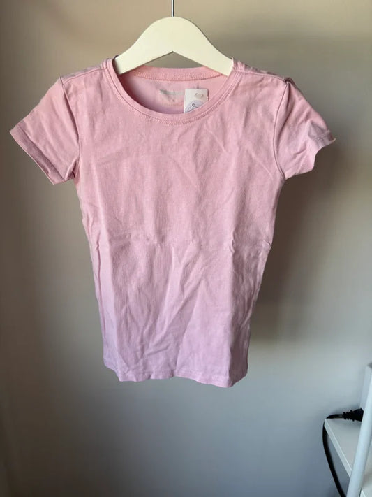 Roze basic T-shirt