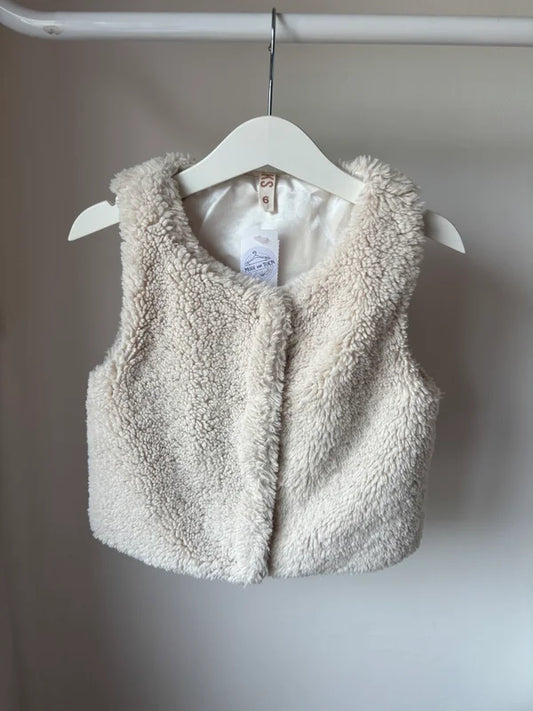 Crèmekleurige gilet