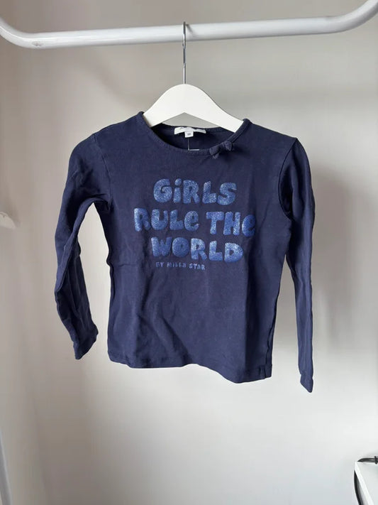 Marineblauwe longsleeve