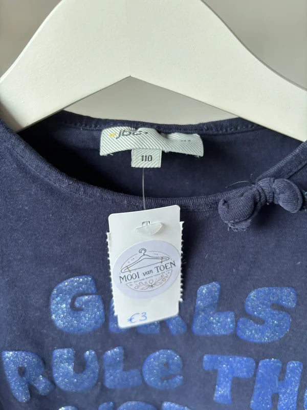 Marineblauwe longsleeve