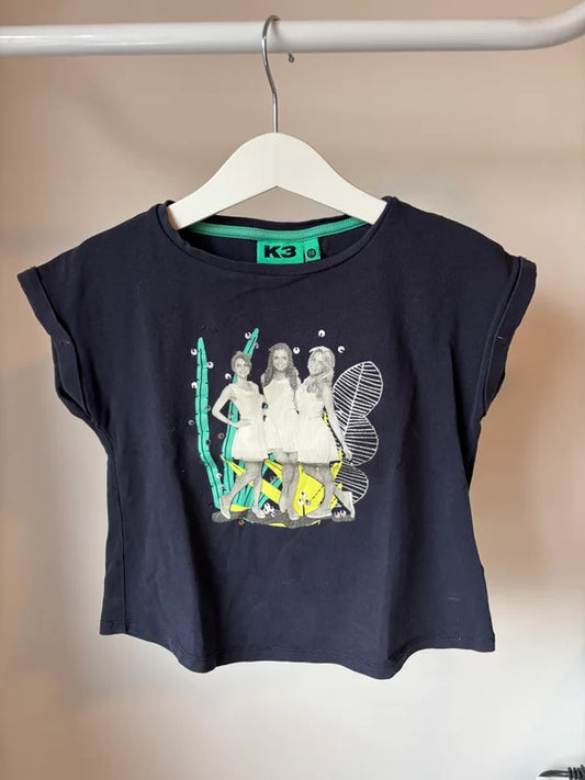 Marineblauwe T-shirt