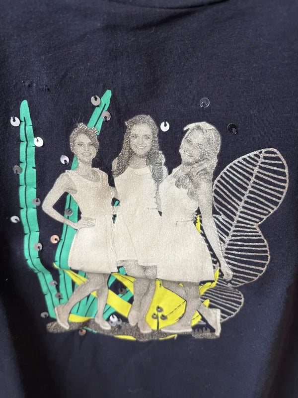 Marineblauwe T-shirt