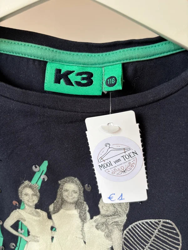 Marineblauwe T-shirt