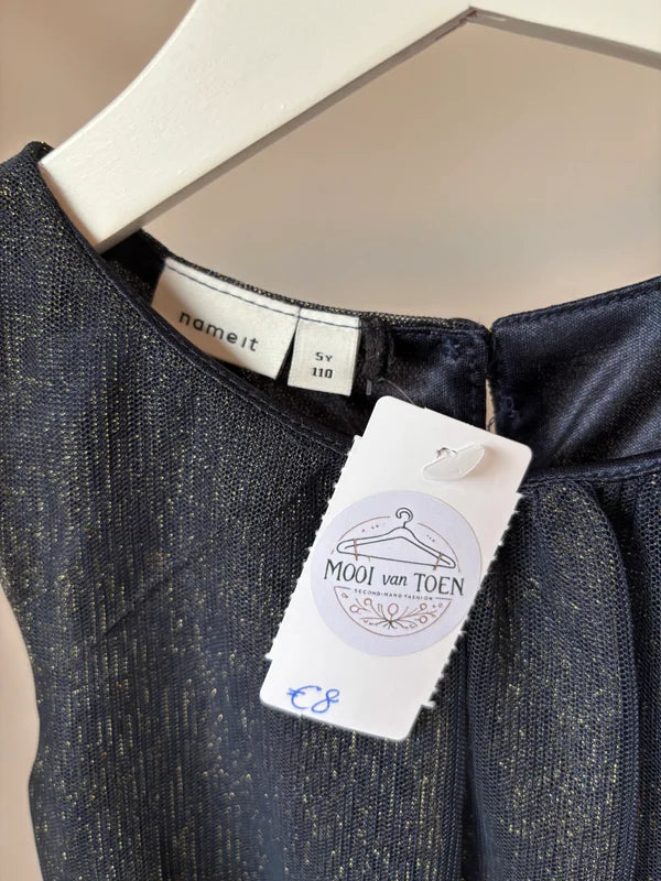 Marineblauw ballerinajurkje