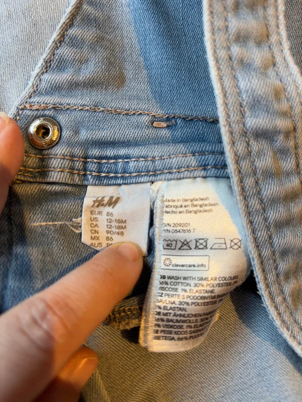 Jeanssalopette | H&M | 86