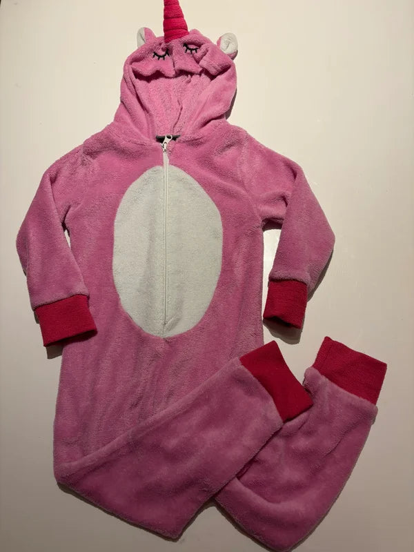 Roze unicorn onesie