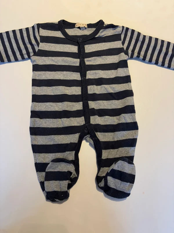 Gestreepte eendelige pyjama