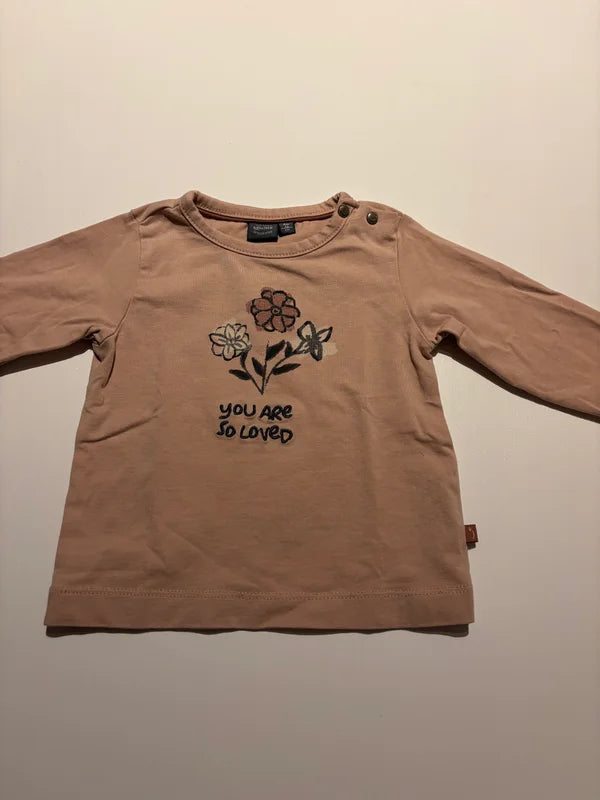 Oudroze longsleeve "You are so loved"