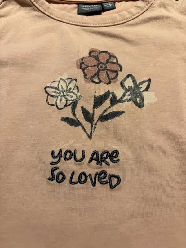 Oudroze longsleeve "You are so loved"