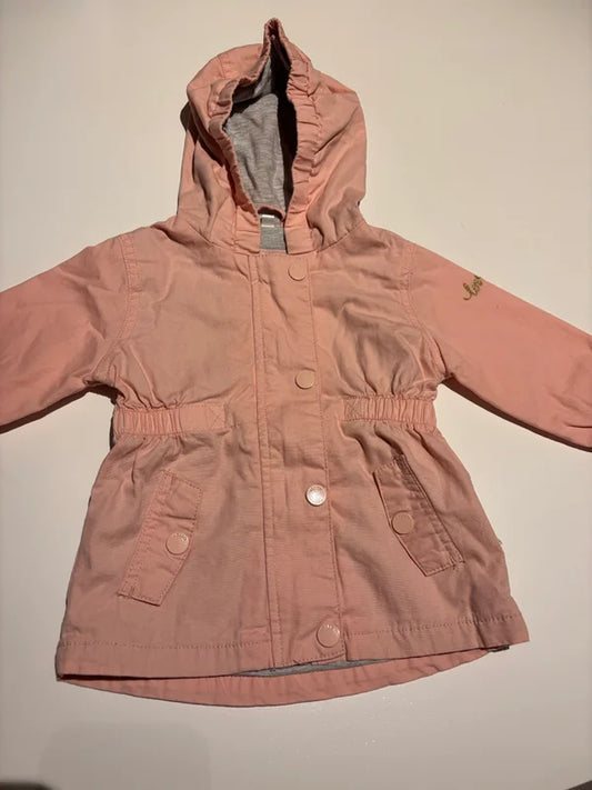 Lichtroze tussenseizoensjas