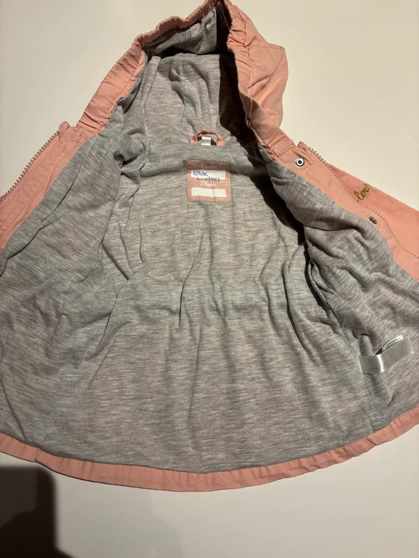 Lichtroze tussenseizoensjas