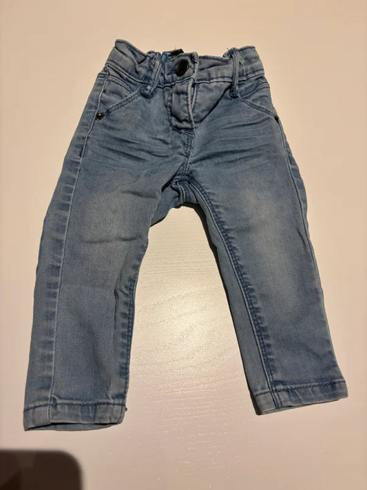 Lichtblauwe jeansbroek